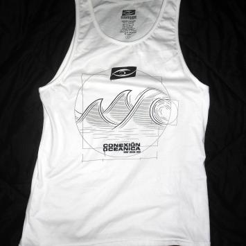 Musculosa 7 Olas / Blanca